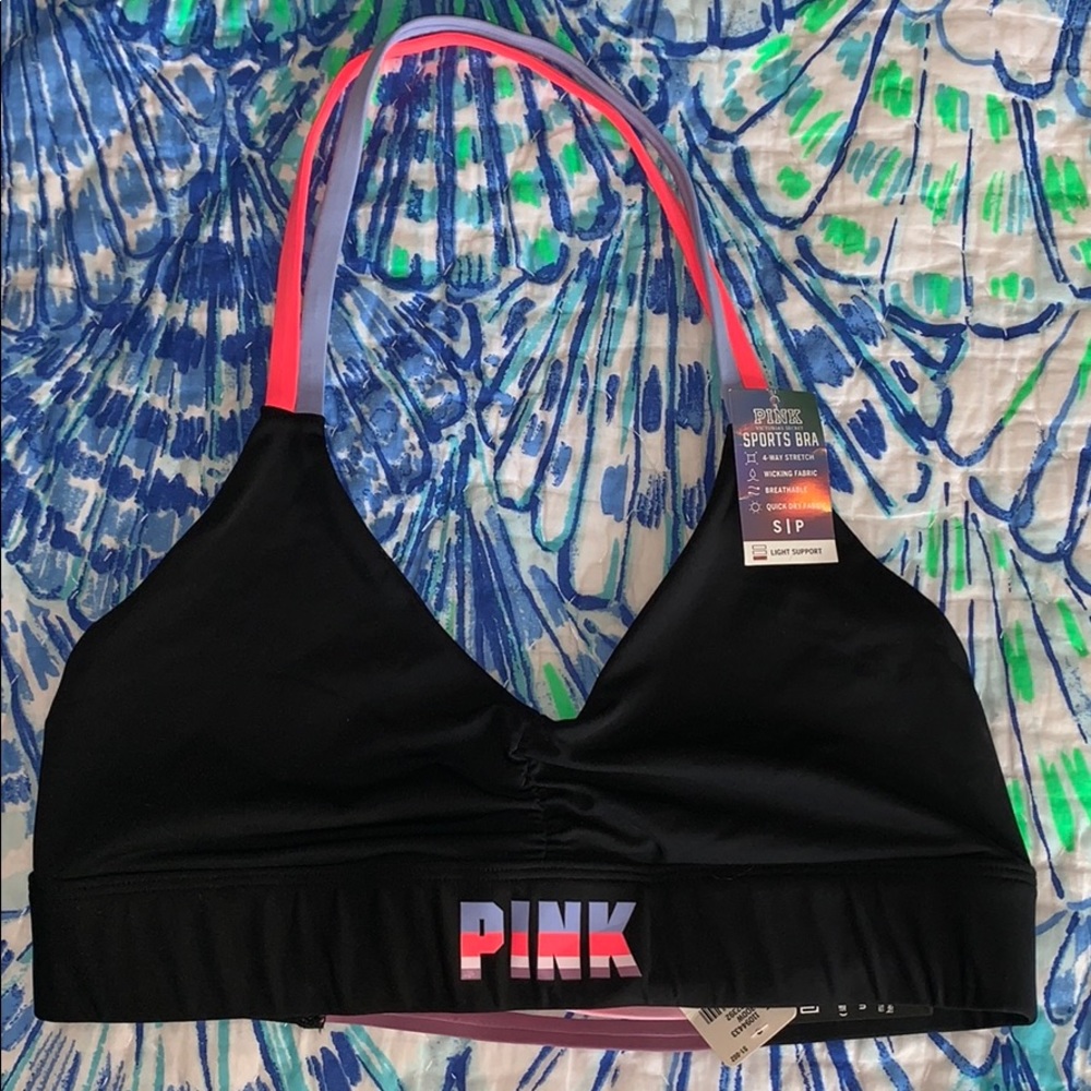 NWT Pink Victoria’s Secret Ultimate Sports Bra S